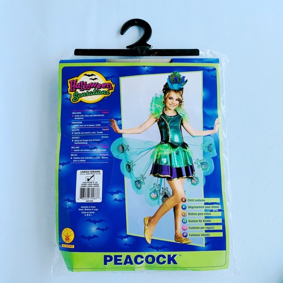 Halloween Sensations, 12-14Y, 0/s peacock costume - Picture 3 of 3